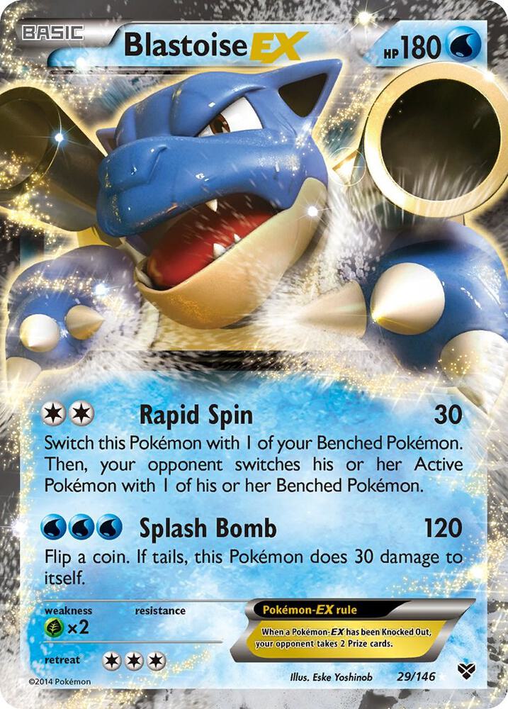 XY 29/146 Blastoise EX SR