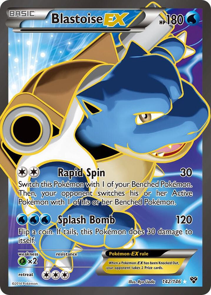 XY 142/146 Blastoise EX SR