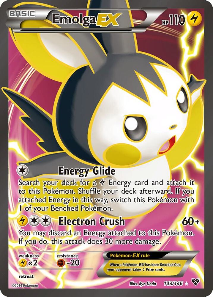 XY 143/146 Emolga EX SR
