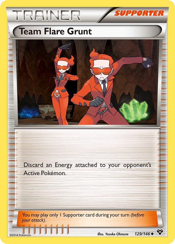 XY 129/146 Team Flare Grunt U