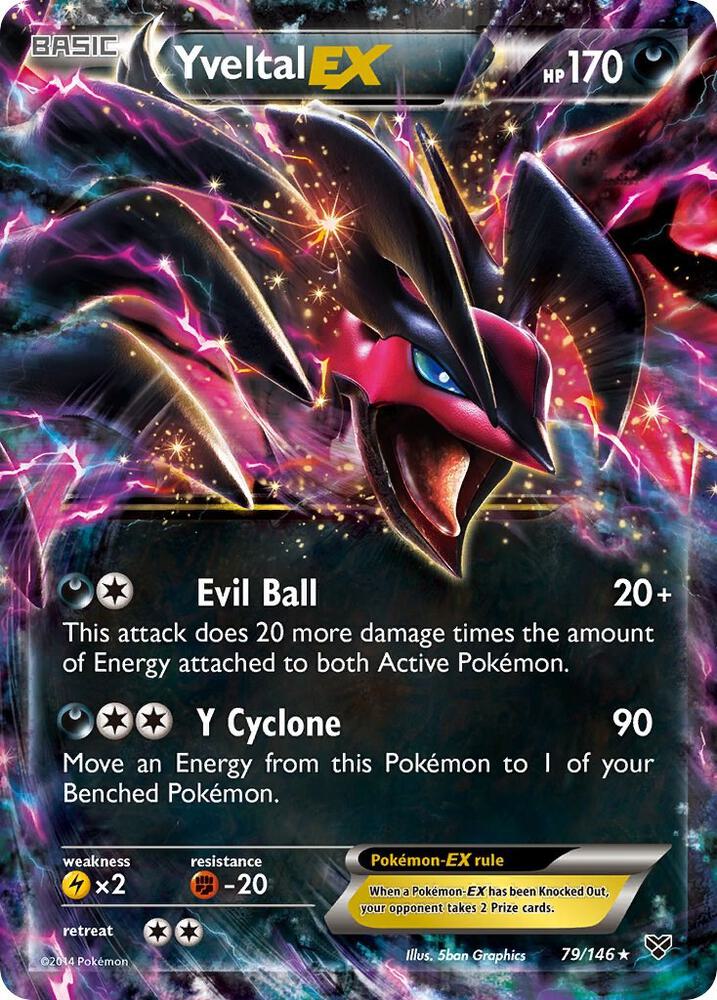 XY 79/146 Yveltal EX SR