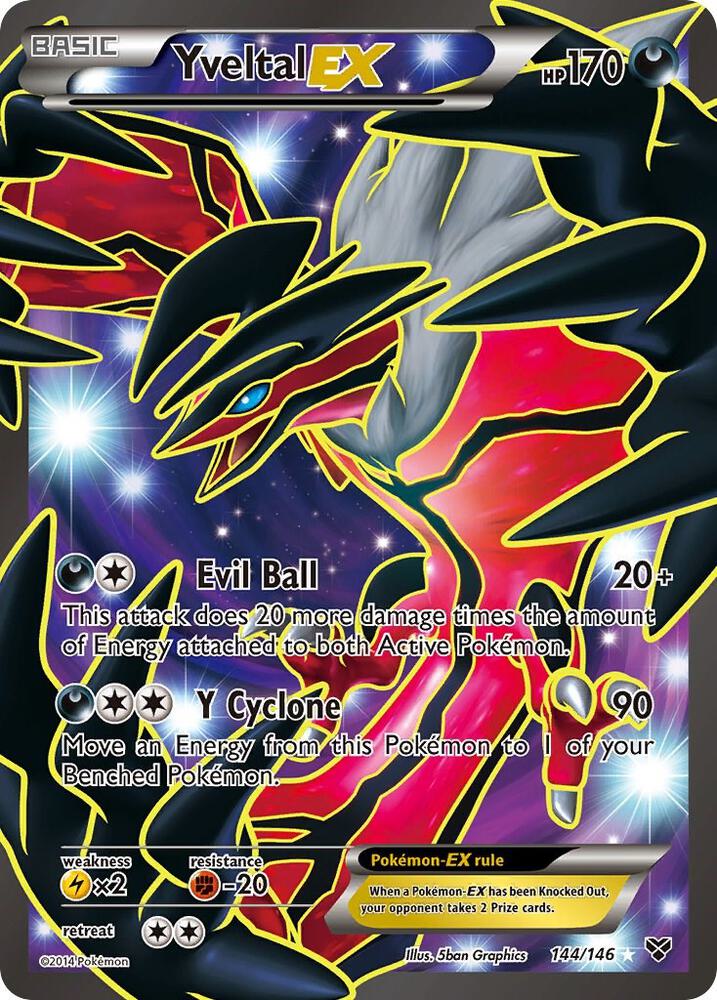 XY 144/146 Yveltal EX SR