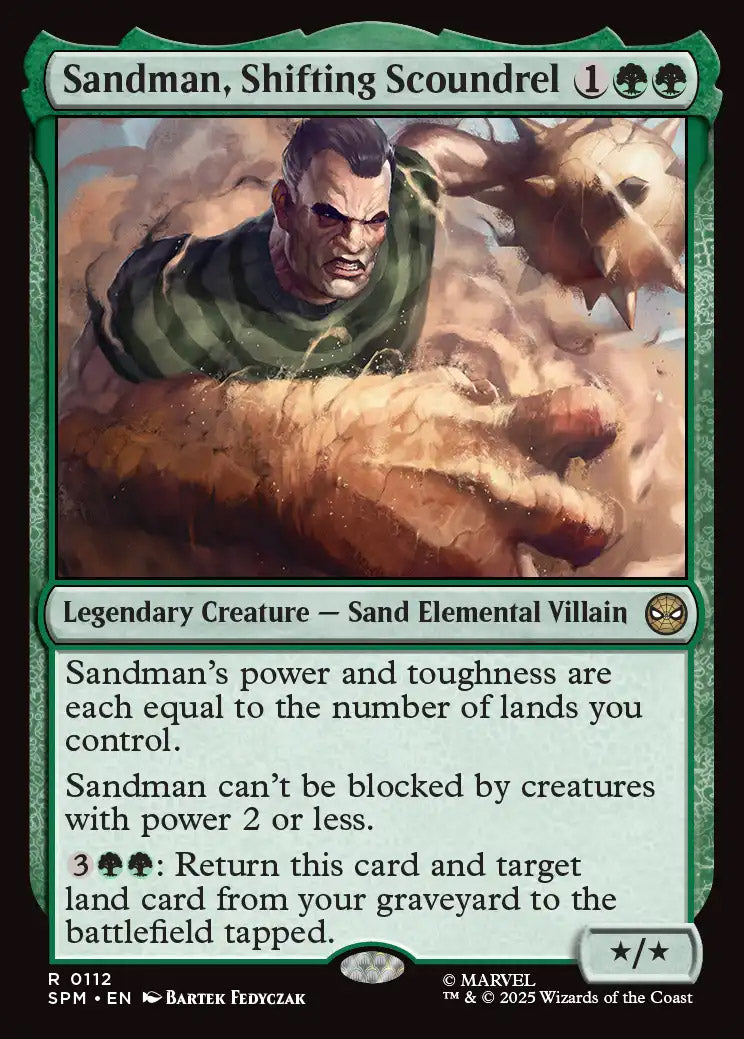 SPM 112 Sandman, Shifting Scoundrel R