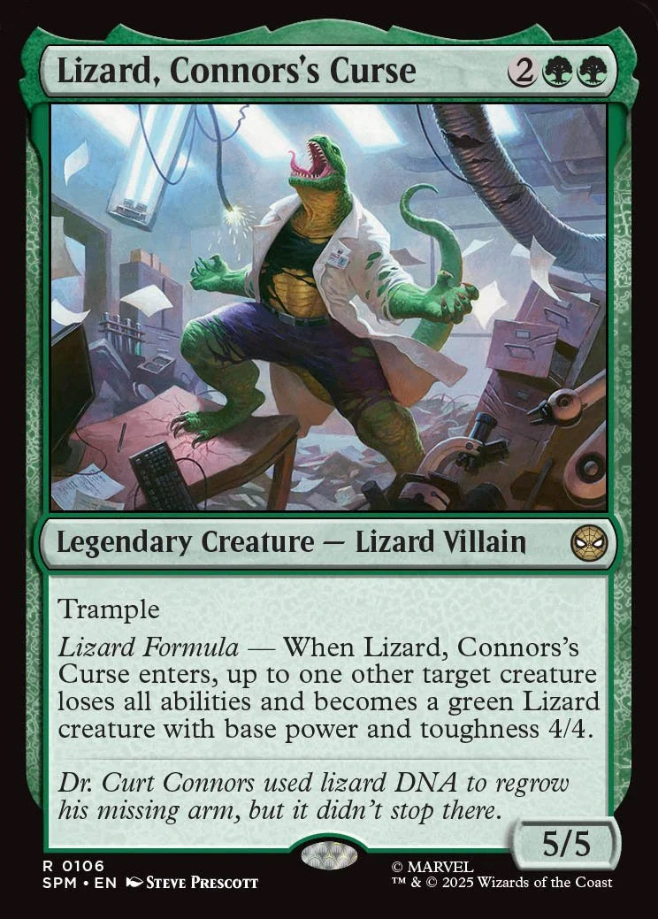 SPM 106 Lizard, Connors's Curse R