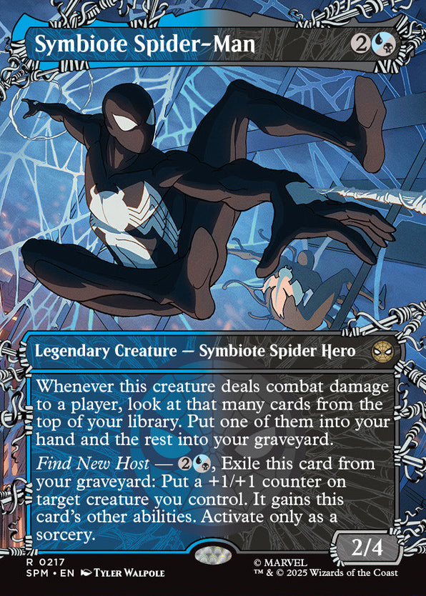 SPM 217 Symbiote Spider-Man (0217 - Borderless) R