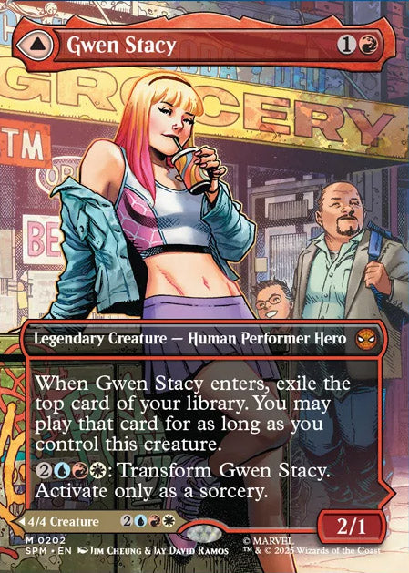 SPM 202 Gwen Stacy (0202 - Borderless) M