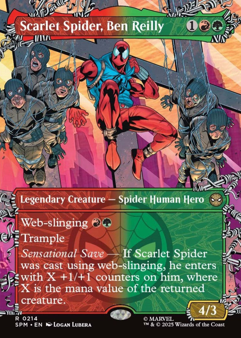 SPM 214 Scarlet Spider, Ben Reilly (0214 - Borderless) R