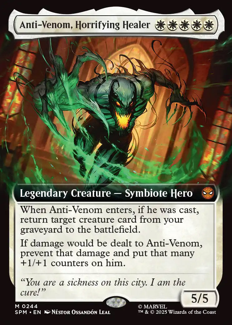 [Foil] SPM 244 Anti-Venom, Horrifying Healer (0244 - Extended Art) M