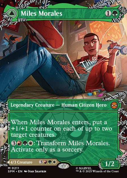 [Foil] SPM 211 Miles Morales (0211 - Borderless) M