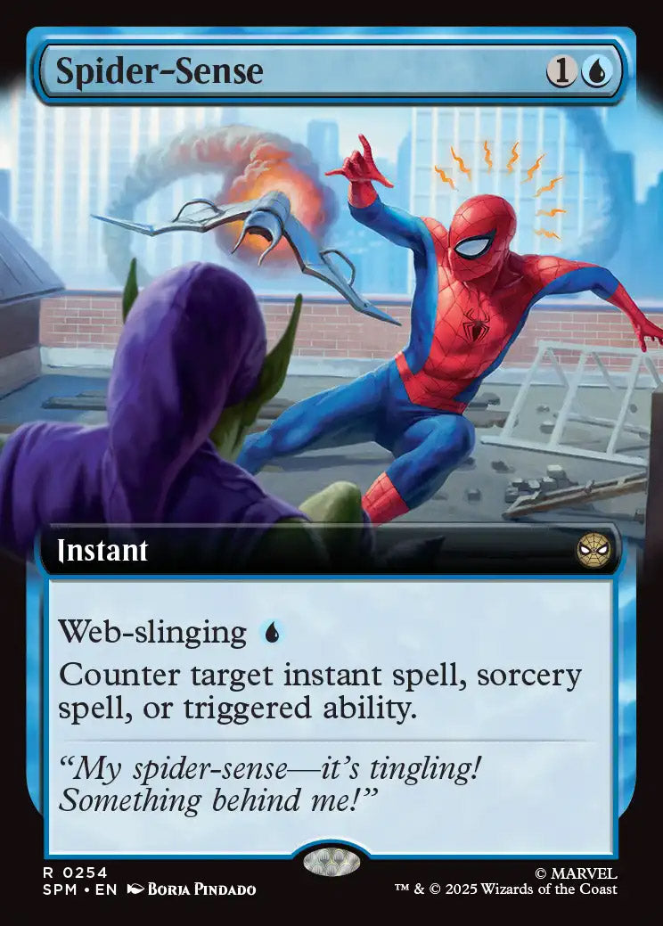[Foil] SPM 254 Spider-Sense (0254 - Extended Art) R