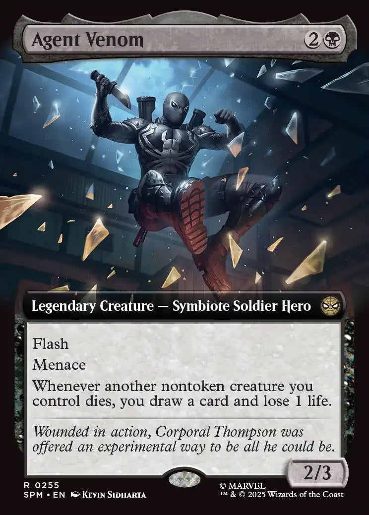 [Foil] SPM 255 Agent Venom (0255 - Extended Art) R