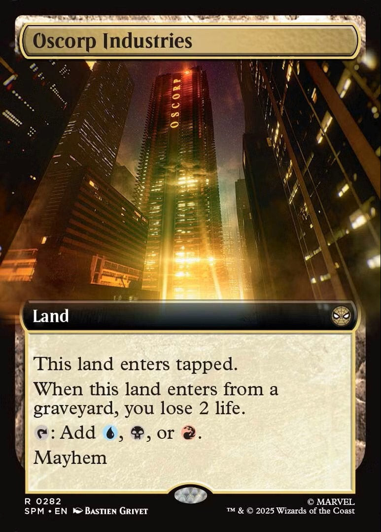 [Foil] SPM 282 Oscorp Industries (0282 - Extended Art) R