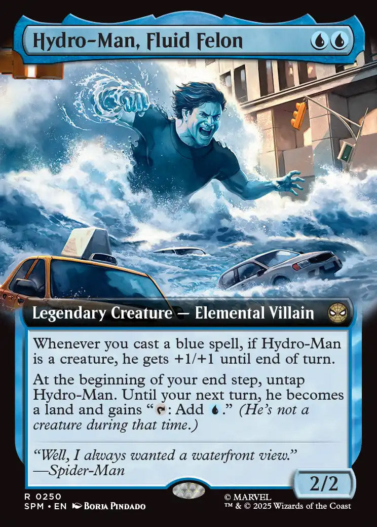 [Foil] SPM 250 Hydro-Man, Fluid Felon (0250 - Extended Art) R