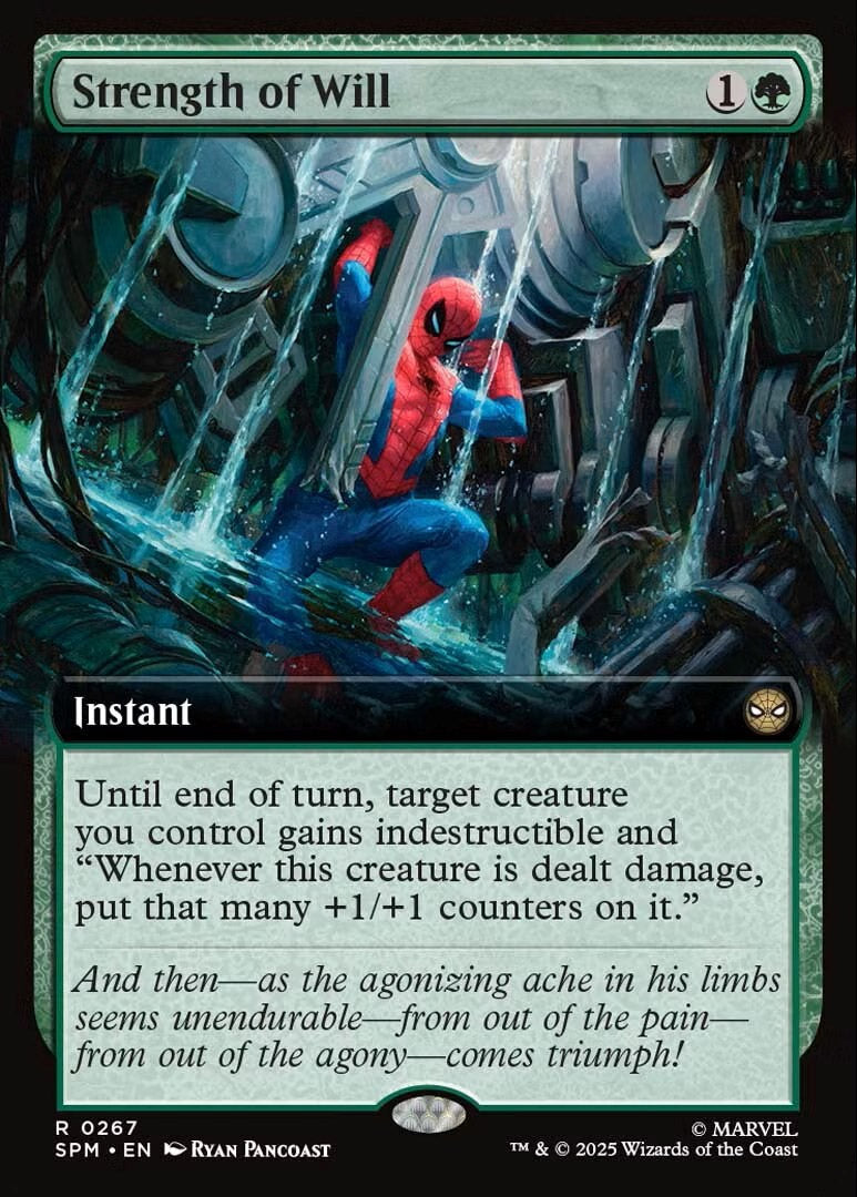 [Foil] SPM 267 Strength of Will (0267 - Extended Art) R