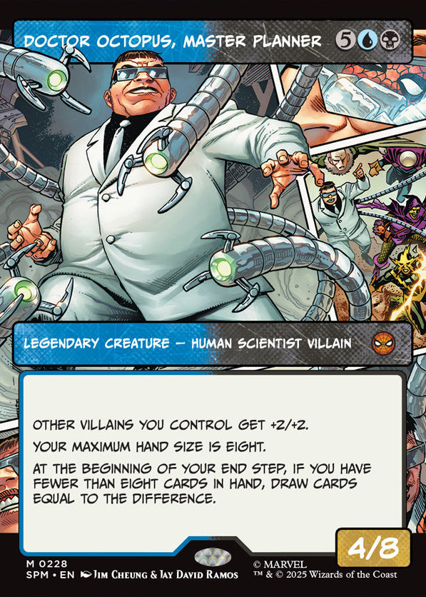 [Foil] SPM 228 Doctor Octopus, Master Planner (0228 - Borderless) M