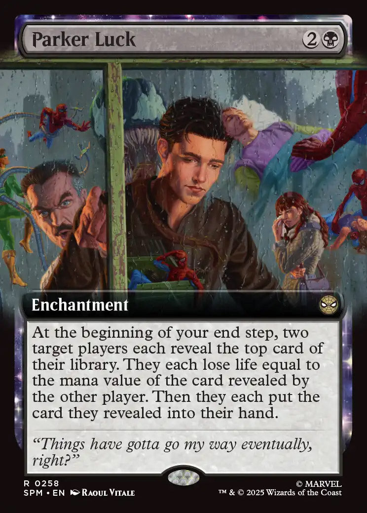 [Foil] SPM 258 Parker Luck (0258 - Extended Art) R