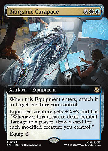 [Foil] SPM 269 Biorganic Carapace (0269 - Extended Art) R