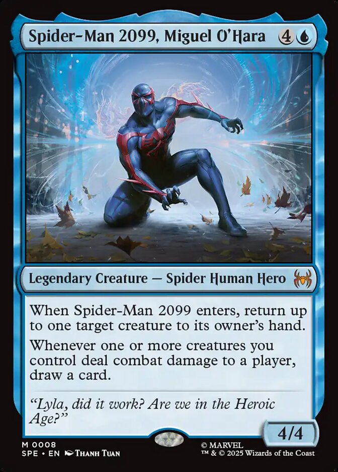 [Foil] SPE 008 Spider-Man 2099, Miguel O'Hara M