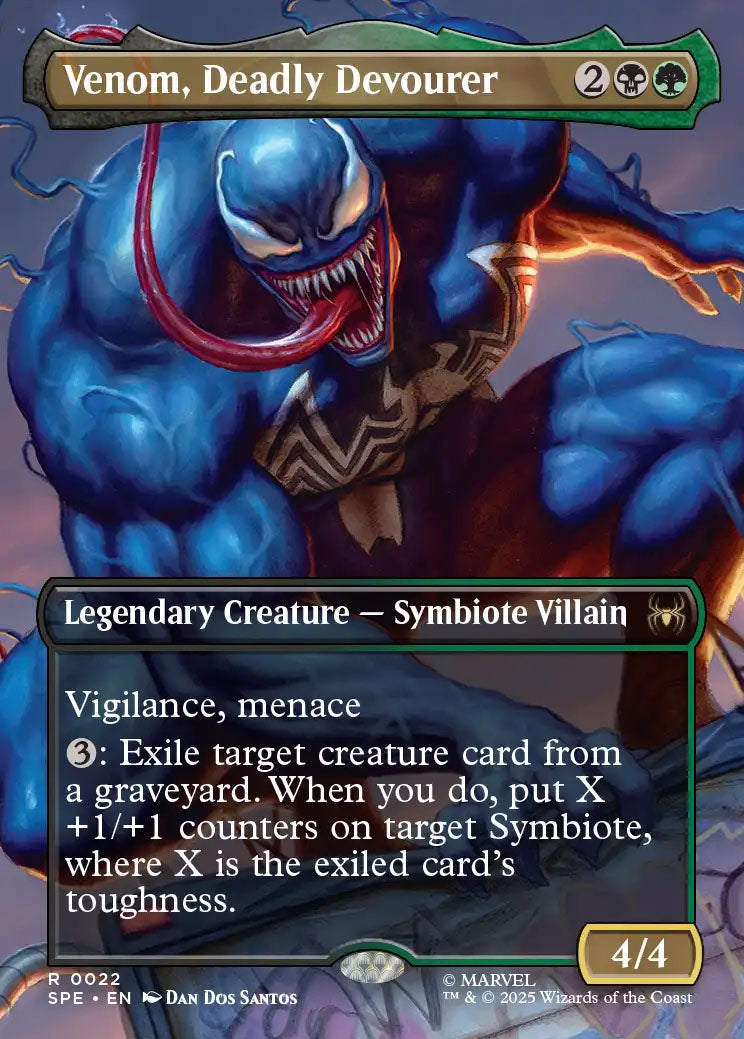 [Foil] SPE 022 Venom, Deadly Devourer (0022 - Borderless) R