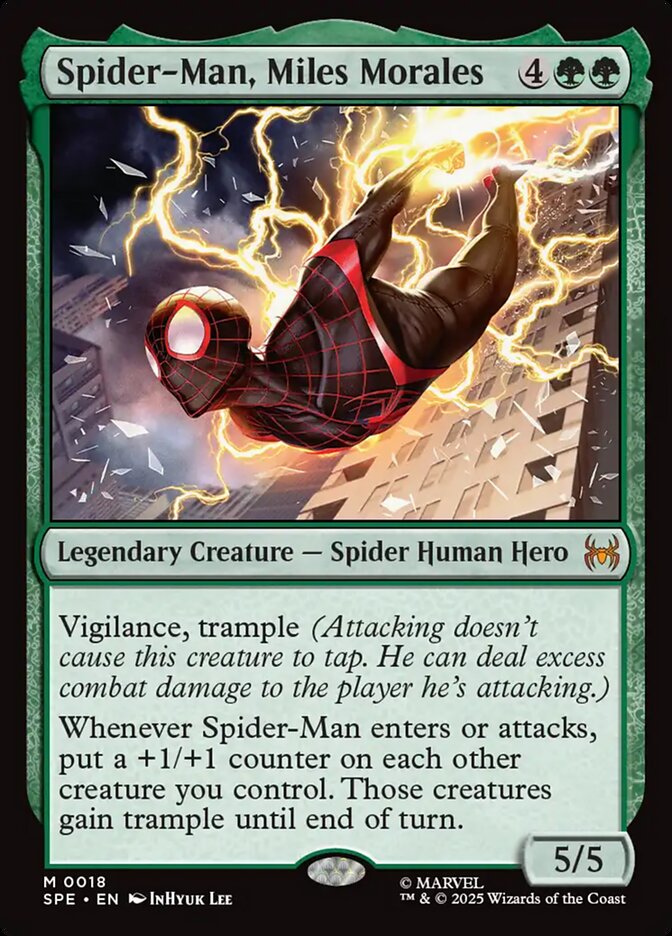[Foil] SPE 018 Spider-Man, Miles Morales M