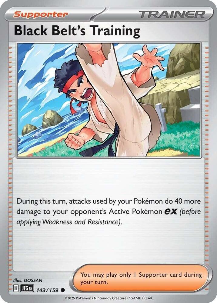 [Reverse Holo] JTG 143/159 Black Belt's Training C