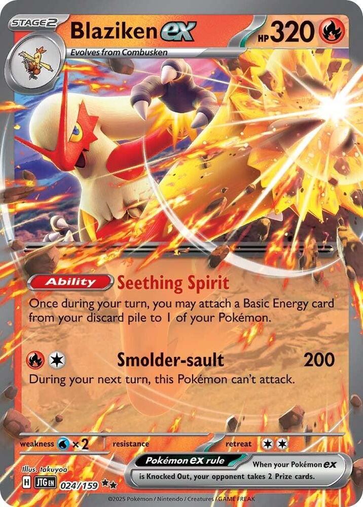 JTG 024/159 Blaziken ex RR