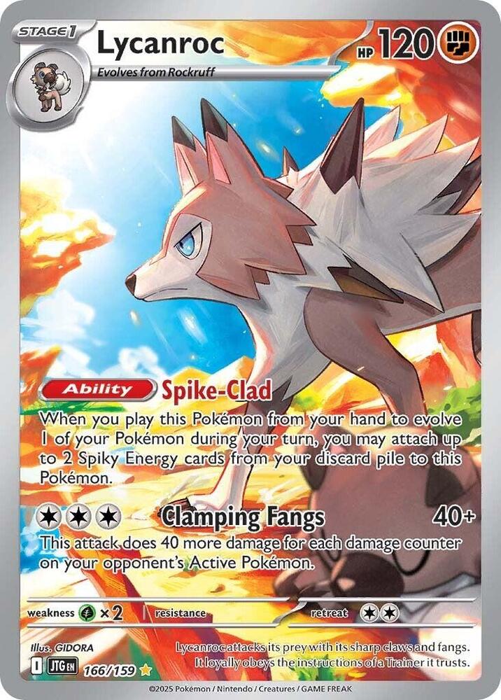 JTG 166/159 Lycanroc IR