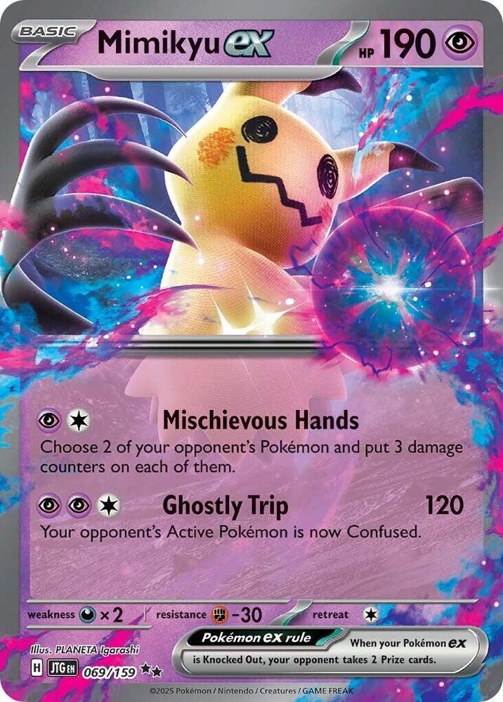 JTG 069/159 Mimikyu ex RR