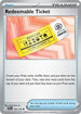 JTG 156/159 Redeemable Ticket U