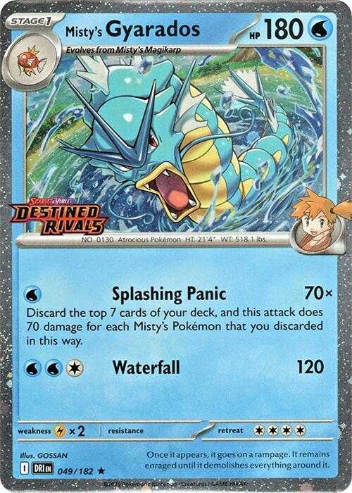 DRI 049/182 Misty's Gyarados R