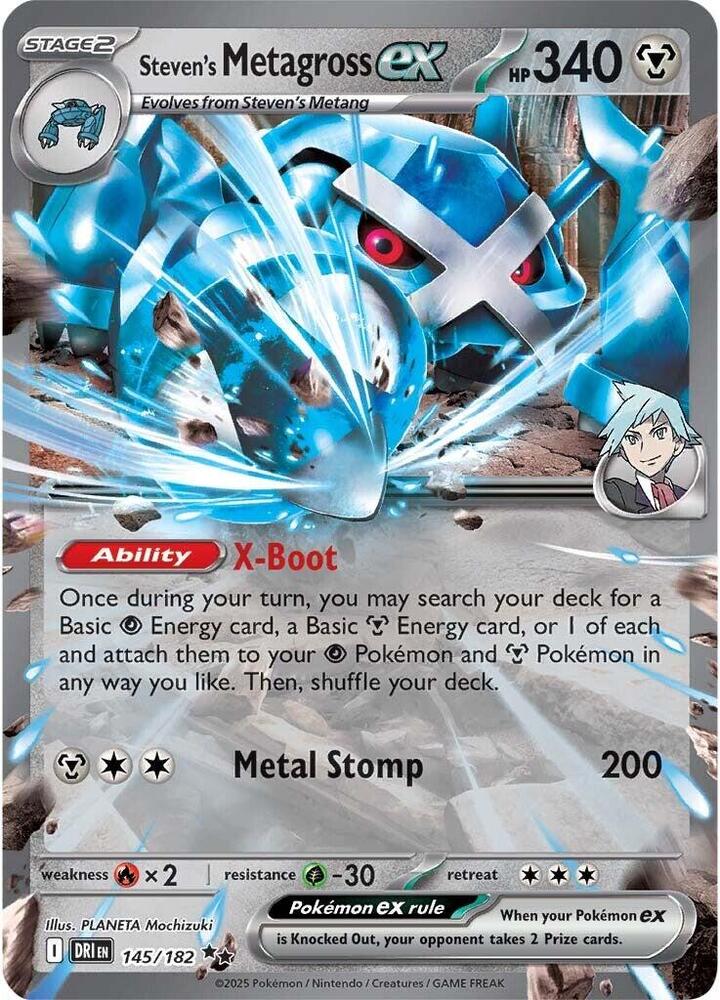 DRI 145/182 Steven's Metagross ex RR