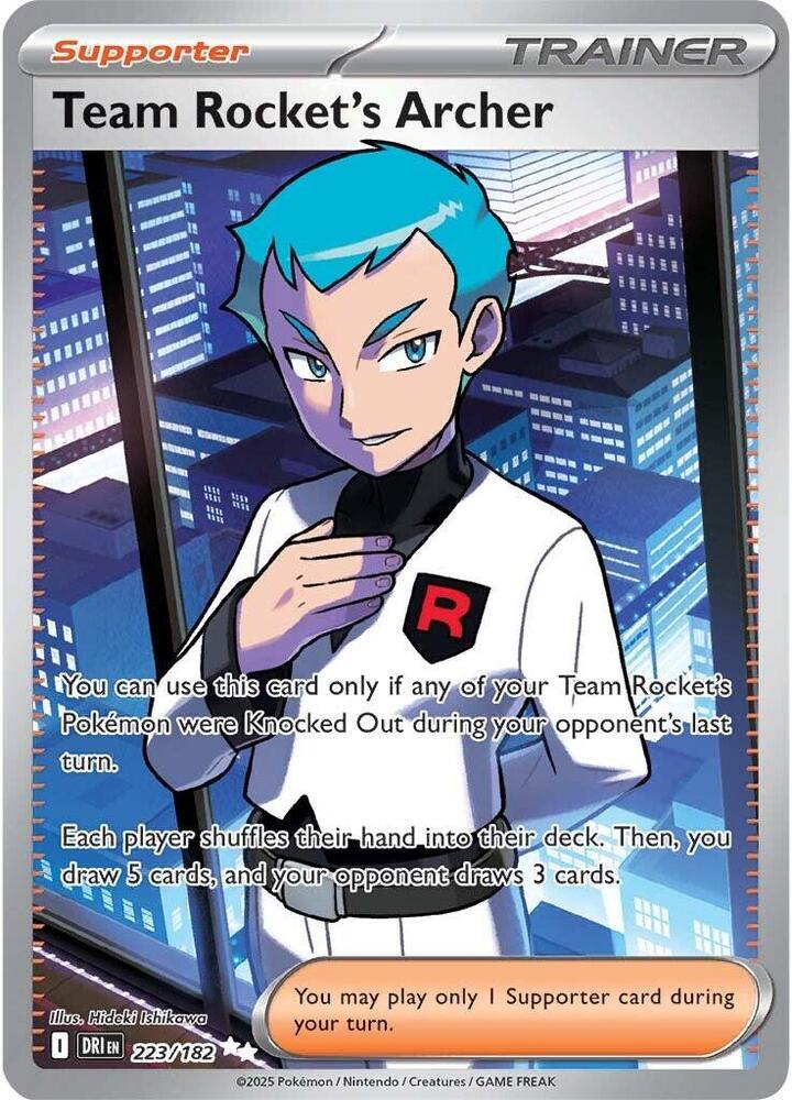 DRI 223/182 Team Rocket's Archer SR
