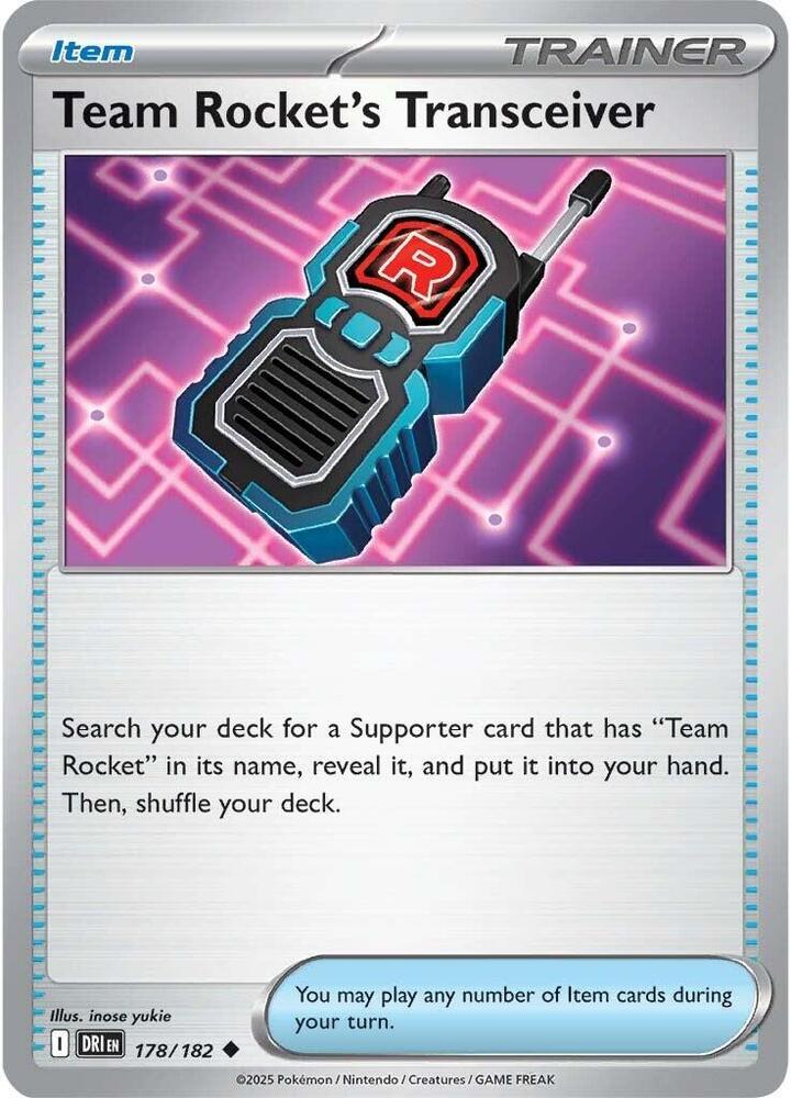 DRI 178/182 Team Rocket's Transceiver U