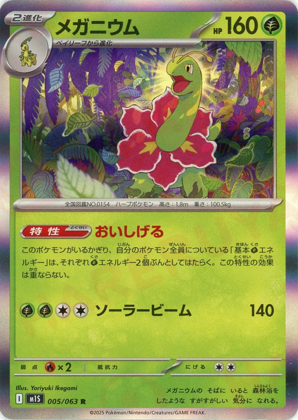 M1S 005/063 メガニウム R