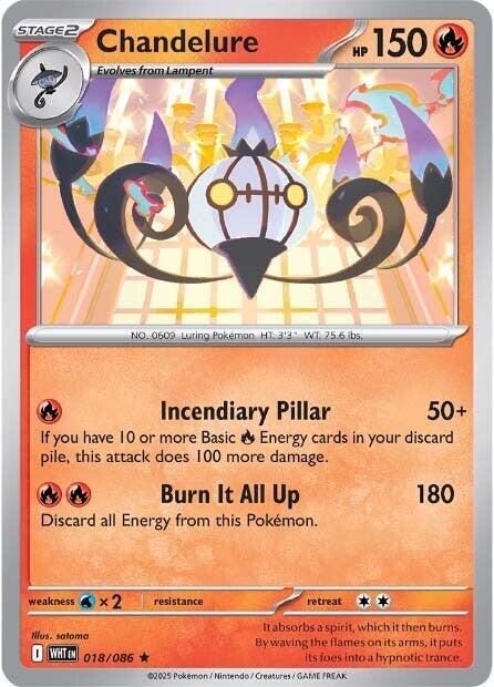 WHT 018/086 Chandelure R