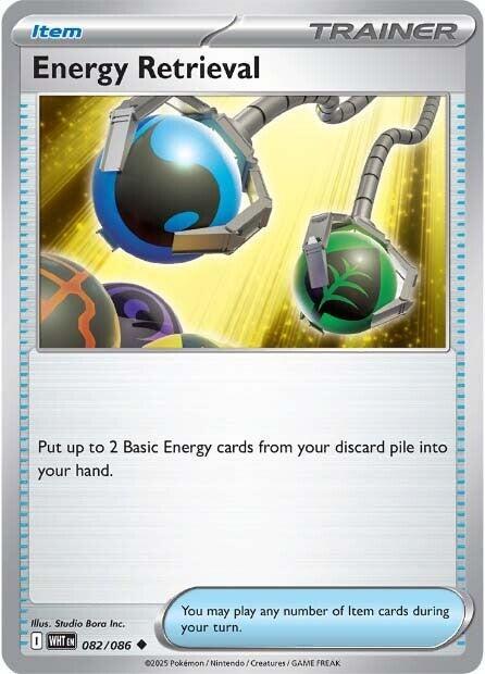 [Reverse Holo] WHT 082/086 Energy Retrieval U