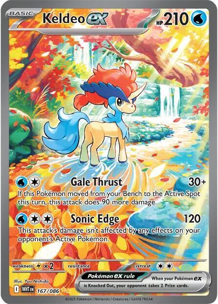WHT 167/086 Keldeo ex SIR