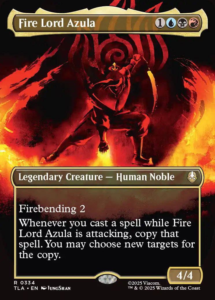 TLA 334 Fire Lord Azula (0334 - Borderless) R