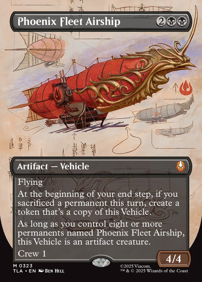 TLA 323 Phoenix Fleet Airship (0323 - Borderless) M