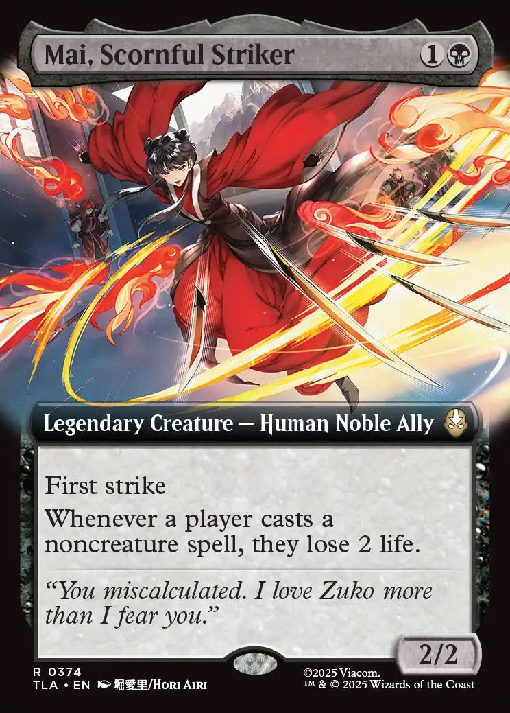 TLA 374 Mai, Scornful Striker (0374 - Extended Art) R