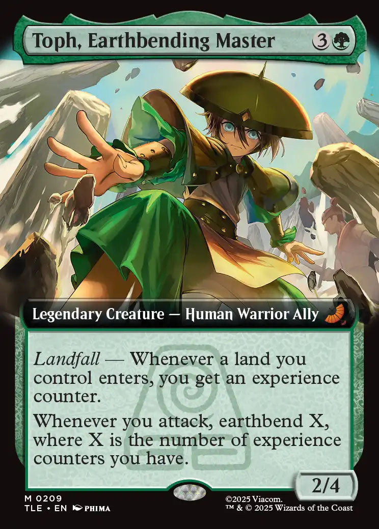 TLE 209 Toph, Earthbending Master (0209 - Extended Art) M