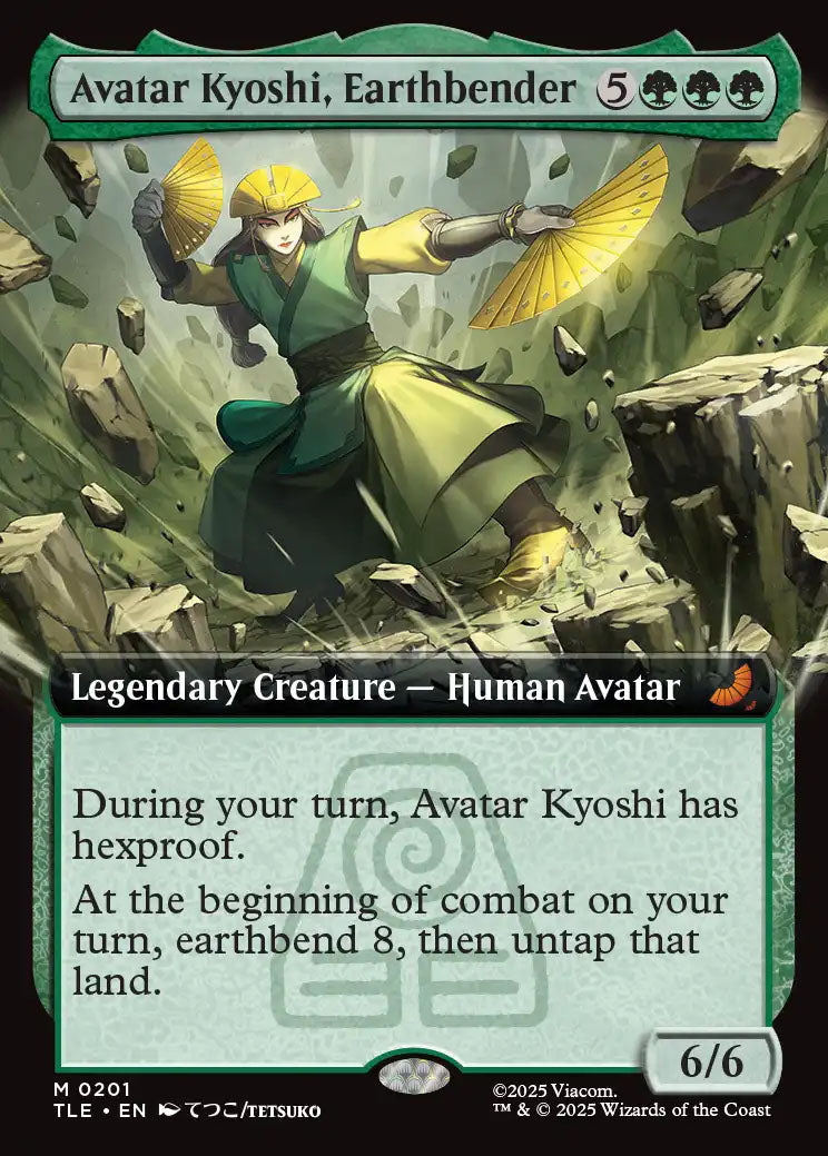 TLE 201 Avatar Kyoshi, Earthbender (0201 - Extended Art) M