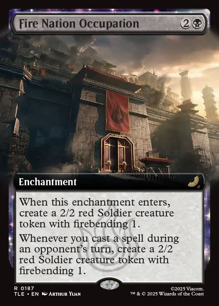TLE 187 Fire Nation Occupation (0187 - Extended Art) R