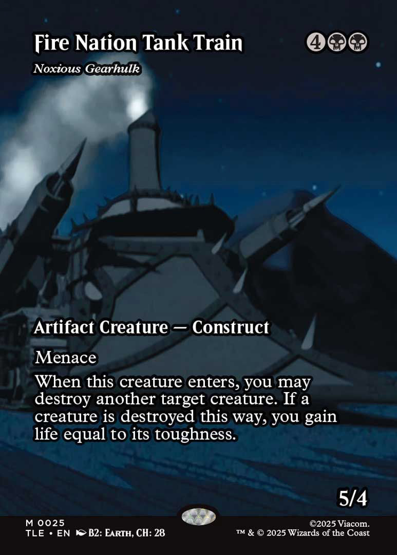 TLE 025 Noxious Gearhulk (Fire Nation Tank Train) M