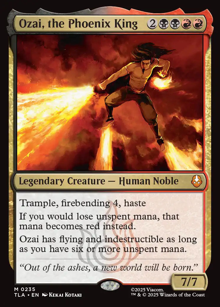 [Foil] TLA 235 Ozai, the Phoenix King M