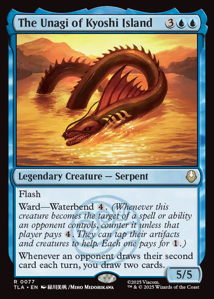 [Foil] TLA 077 The Unagi of Kyoshi Island R