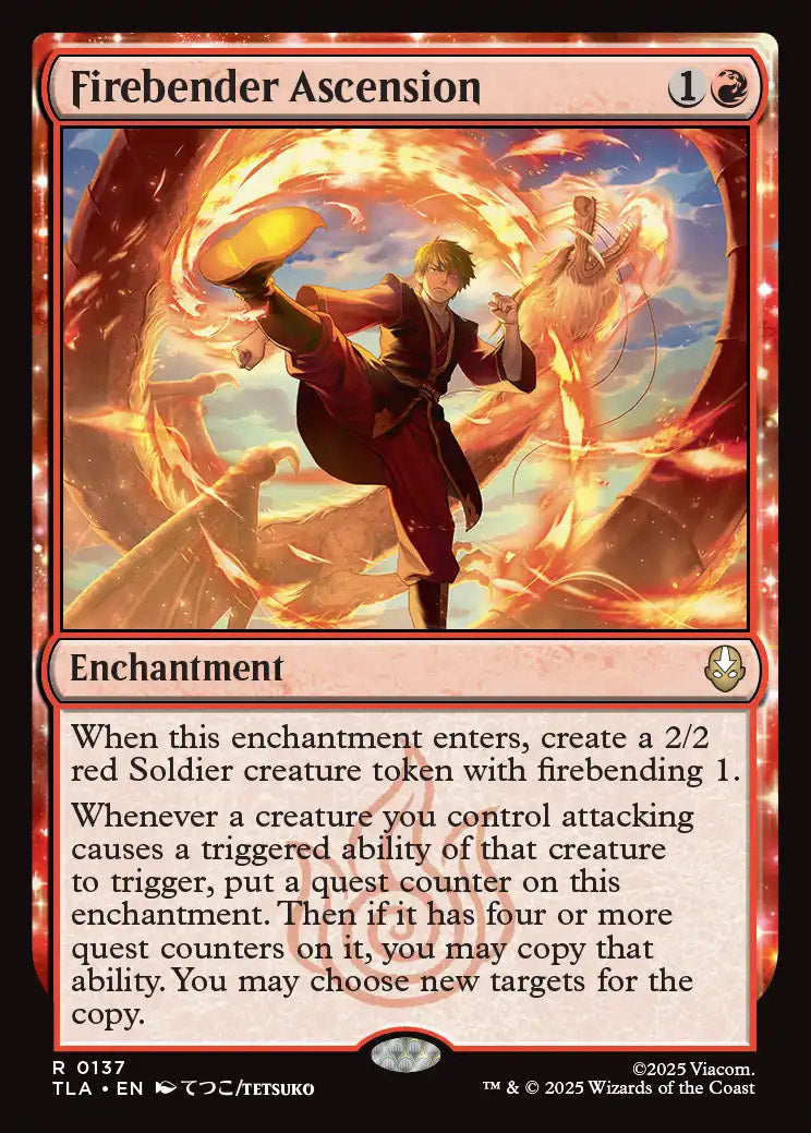 [Foil] TLA 137 Firebender Ascension R