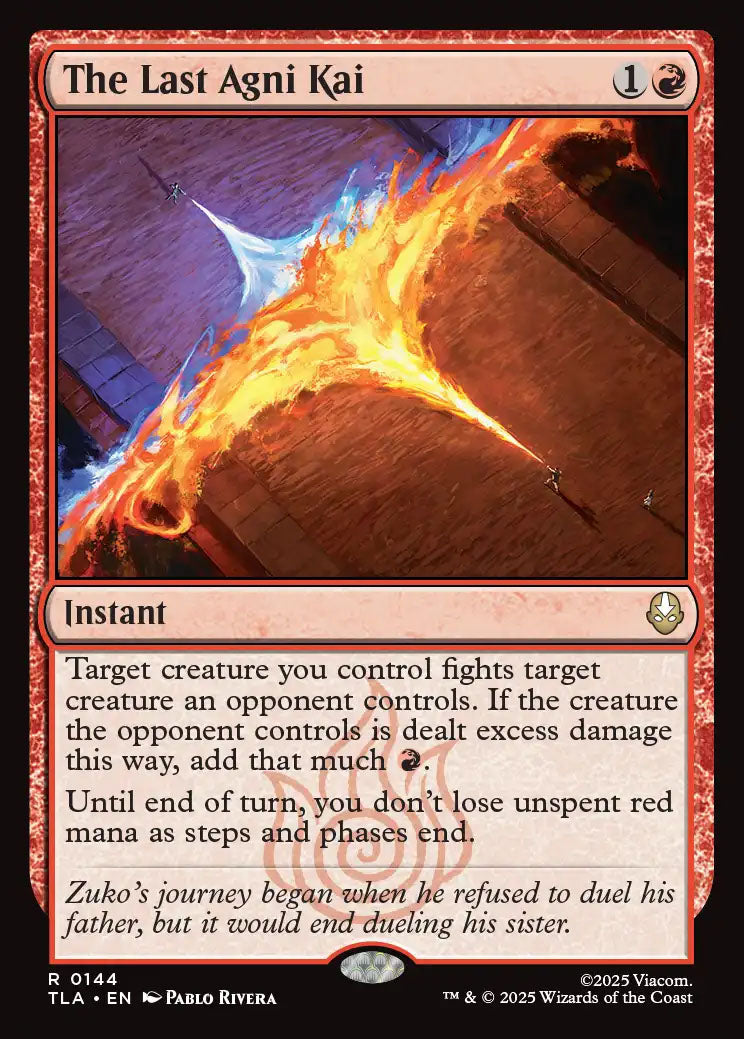 [Foil] TLA 144 The Last Agni Kai R