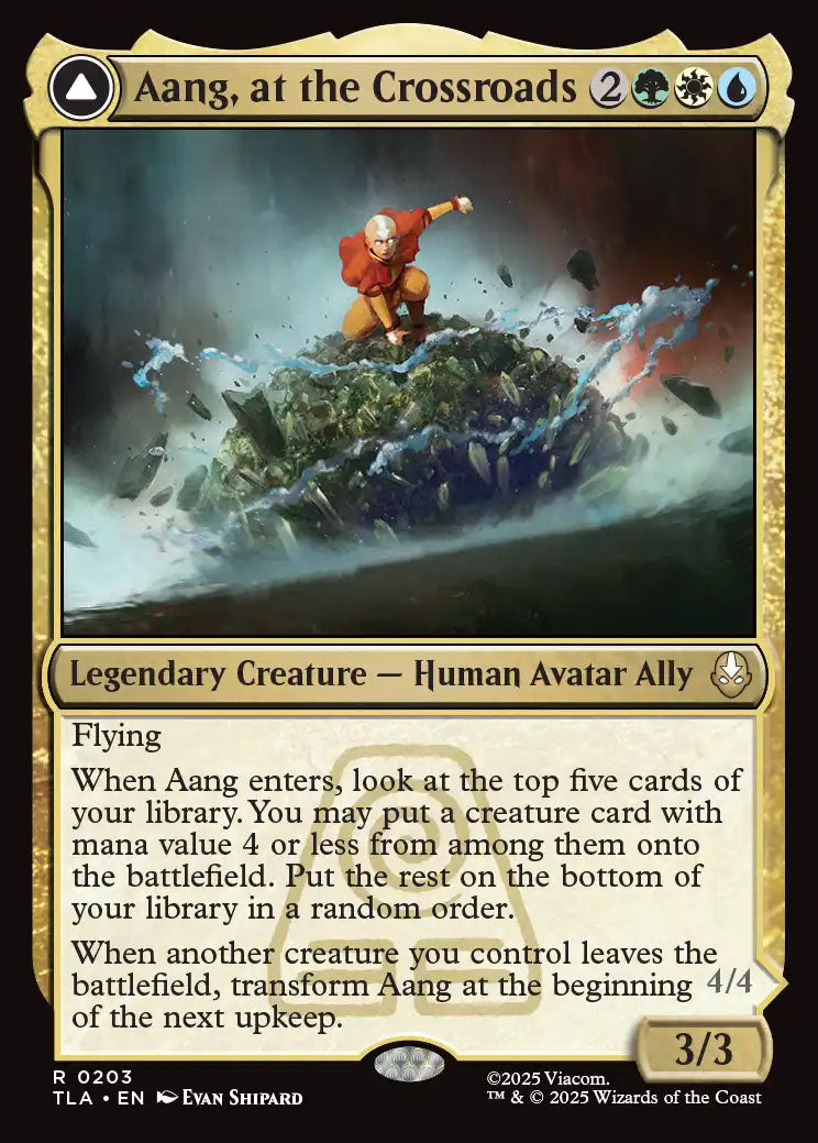 [Foil] TLA 203 Aang, at the Crossroads R