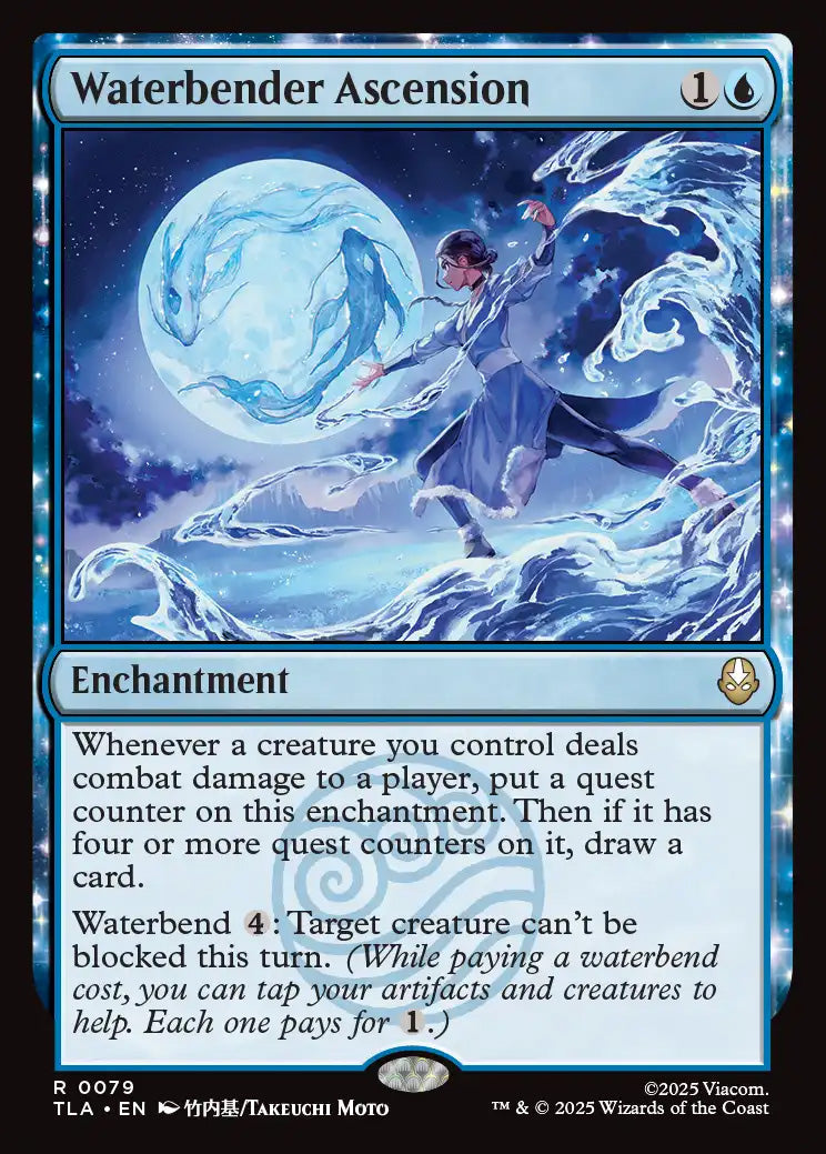 [Foil] TLA 079 Waterbender Ascension R